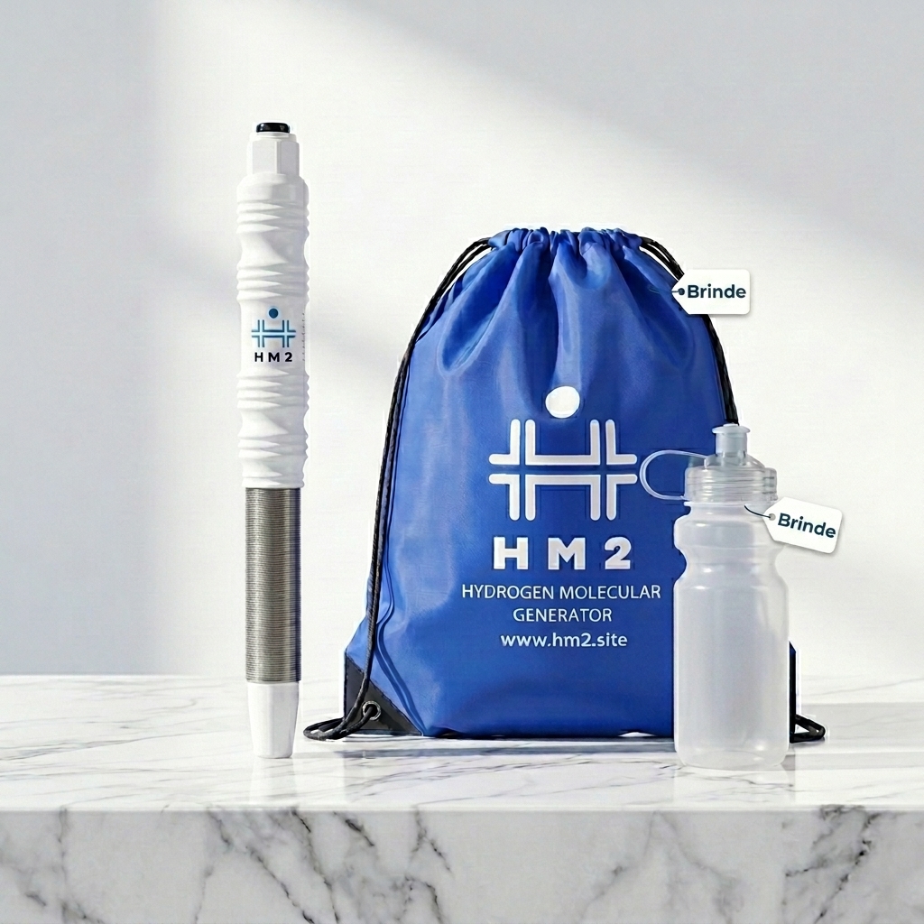 1 Gerador HM2 com garrafa exclusiva e mochila premium