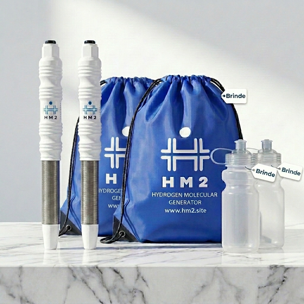 Kit 2 — 2 Geradores HM2 com garrafas exclusivas e mochilas premium