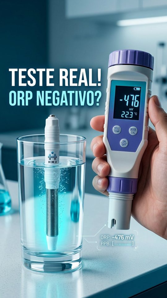 Teste ORP — HM2 demonstração ao vivo